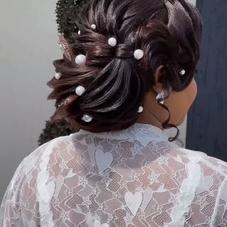 Bridal hairstyling